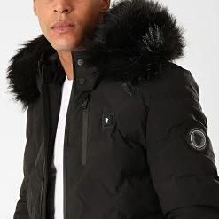 Bon marché 😍 Doudoune Chauffante Capuche Fourrure Val D'Isère Noir de Comme Des Loups 🌟 -Comme Des Loups Soldes comme des loups 199609 VAL D ISERE BLACK FOUR BLACK 20191011T115033 04