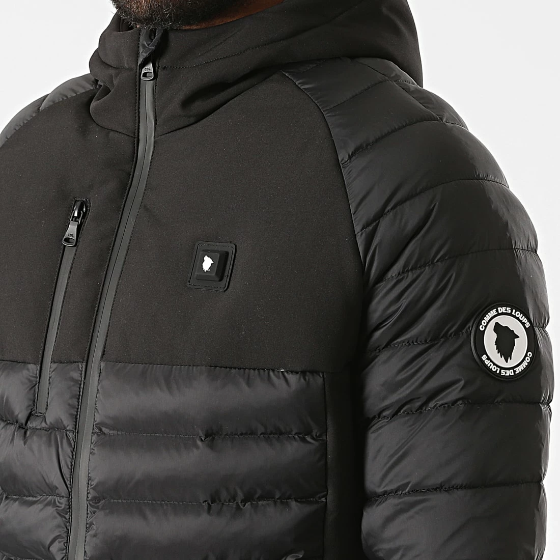 Sortie 💯 Doudoune Chauffante Capuche Aspen Noir de Comme Des Loups ⌛ 4 Sortie 💯 Doudoune Chauffante Capuche Aspen Noir de Comme Des Loups ⌛ – Image 2