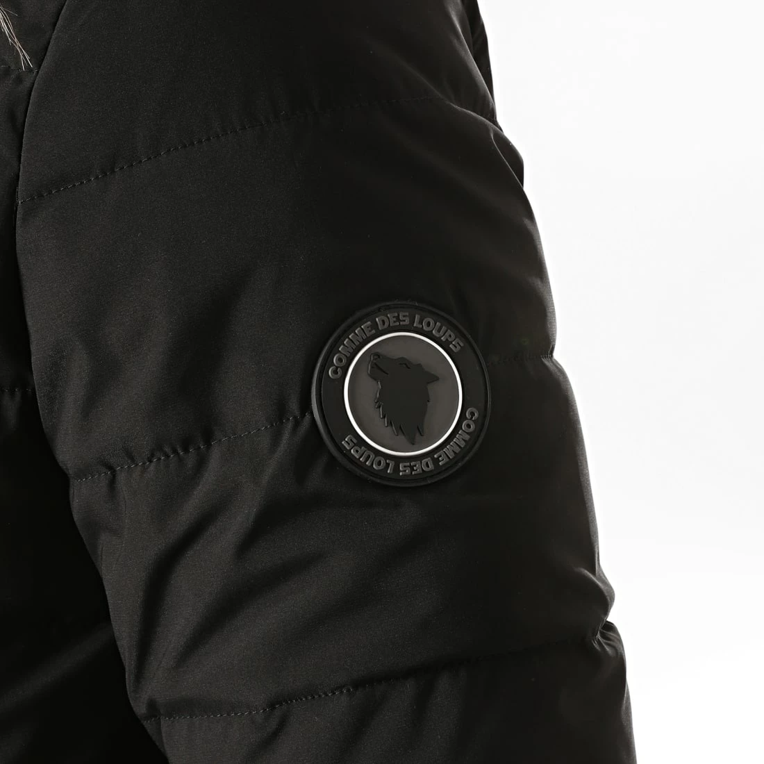 Meilleur prix 🎁 Doudoune Chauffante Capuche Fourrure Val D'Isere Noir de Comme Des Loups 😍 4 Meilleur prix 🎁 Doudoune Chauffante Capuche Fourrure Val D'Isere Noir de Comme Des Loups 😍 – Image 2