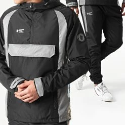 Meilleur prix 🛒 Ensemble De Survetement Bronx Noir Réfléchissant de Comme Des Loups 🧨