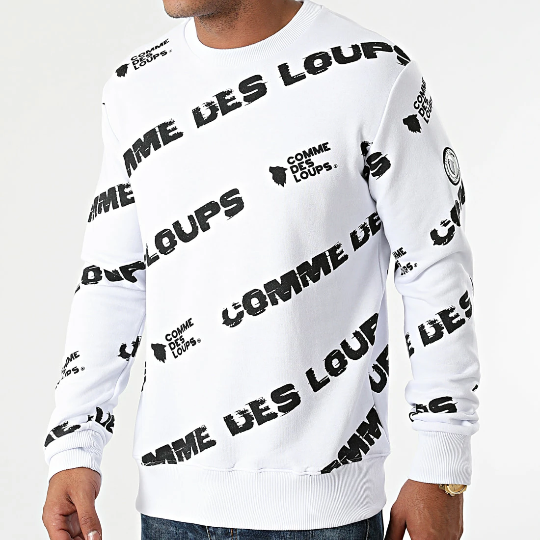Coupon 👏 Sweat Crewneck Miami Blanc de Comme Des Loups ✨ 3 Coupon 👏 Sweat Crewneck Miami Blanc de Comme Des Loups ✨