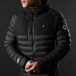 Coupon 😍 Doudoune Chauffante Capuche Aspen Premium Noir de Comme Des Loups 🧨 -Comme Des Loups Soldes comme des loups 278476 ASPEN BATTERIE STAR CARBON BLACK 20210819T154228 05