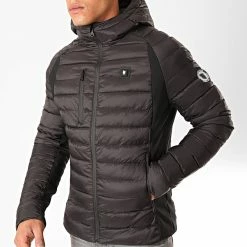 Top 10 ⭐ Doudoune Chauffante Capuche Meribel Premium Noir de Comme Des Loups 💯 -Comme Des Loups Soldes comme des loups 278497 MERIBEL BATTERIE STAR CARBON BLACK 20210825T074447 03