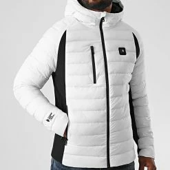 Sortie 😀 Doudoune Chauffante Capuche Meribel Premium Blanc de Comme Des Loups 🎉 -Comme Des Loups Soldes comme des loups 278522 MERIBEL BATTERIE STAR CARBON BLANC 20210825T074528 03