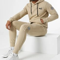 Sortie ⌛ Ensemble De Survêtement Manhattan Beige de Comme Des Loups ✨