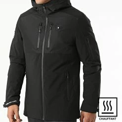 Budget 👏 Doudoune Chauffante Chamonix Noir de Comme Des Loups 😀