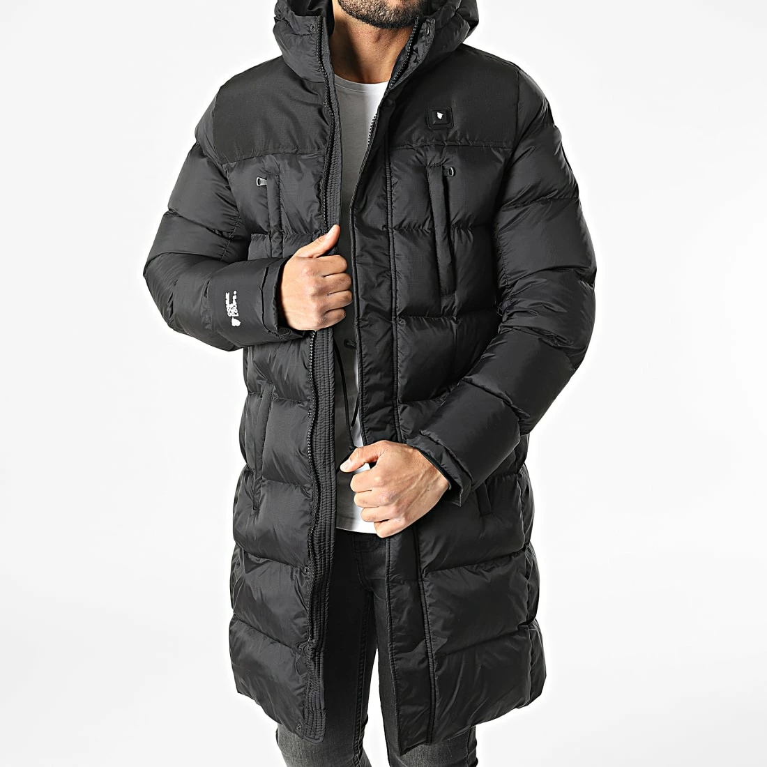 Remise 🌟 Doudoune Longue Chauffante Alaska Noir de Comme Des Loups ⭐ 3 Remise 🌟 Doudoune Longue Chauffante Alaska Noir de Comme Des Loups ⭐