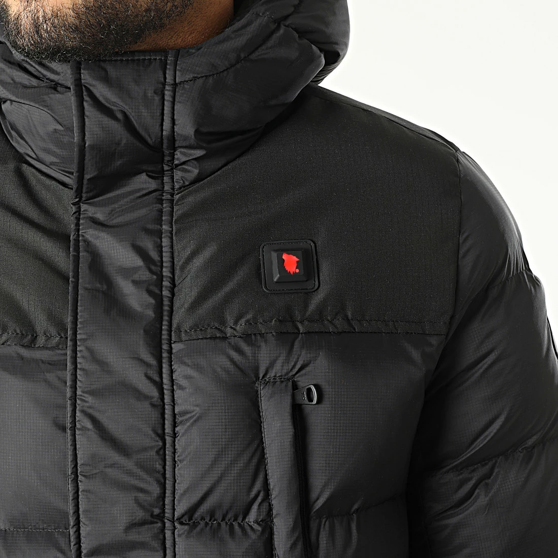 Remise 🌟 Doudoune Longue Chauffante Alaska Noir de Comme Des Loups ⭐ 4 Remise 🌟 Doudoune Longue Chauffante Alaska Noir de Comme Des Loups ⭐ – Image 2