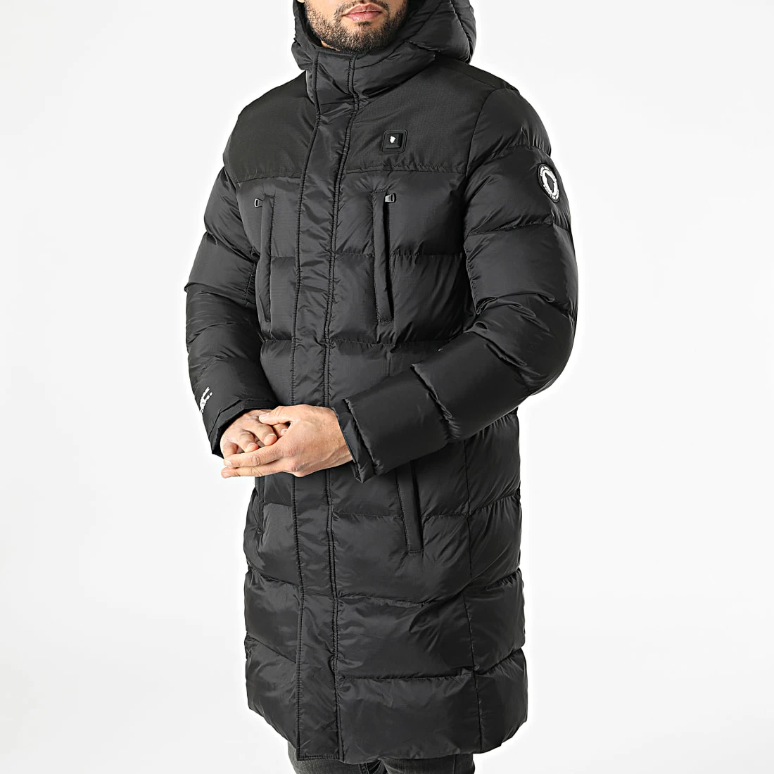 Remise 🌟 Doudoune Longue Chauffante Alaska Noir de Comme Des Loups ⭐ 5 Remise 🌟 Doudoune Longue Chauffante Alaska Noir de Comme Des Loups ⭐ – Image 3