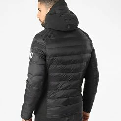 Bon marché ✔️ Doudoune Chauffante Capuche Mont Blanc Noir de Comme Des Loups ❤️ -Comme Des Loups Soldes comme des loups 295739 MONTBLANC BATTERIE STAR CARBON BLACK 20211220T162024 04