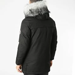 Meilleure affaire 🌟 Parka Chauffante Fourrure Antarctic Noir de Comme Des Loups 🎉 -Comme Des Loups Soldes comme des loups 295814 ANTARTIC PREMIUM BLACK FOUR WHITE BLACK 20211220T162139 04