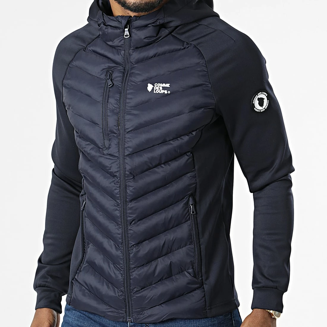 Meilleur prix 🛒 Veste Zippée Capuche Yamaa Bleu Marine de Comme Des Loups ⌛ 3 Meilleur prix 🛒 Veste Zippée Capuche Yamaa Bleu Marine de Comme Des Loups ⌛