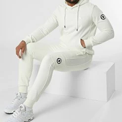 Meilleur prix 😍 Ensemble De Survêtement Manhattan Vert Pistache de Comme Des Loups ✔️