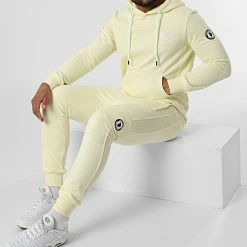 Meilleure affaire ⭐ Ensemble De Survêtement Manhattan Jaune Clair de Comme Des Loups 😉