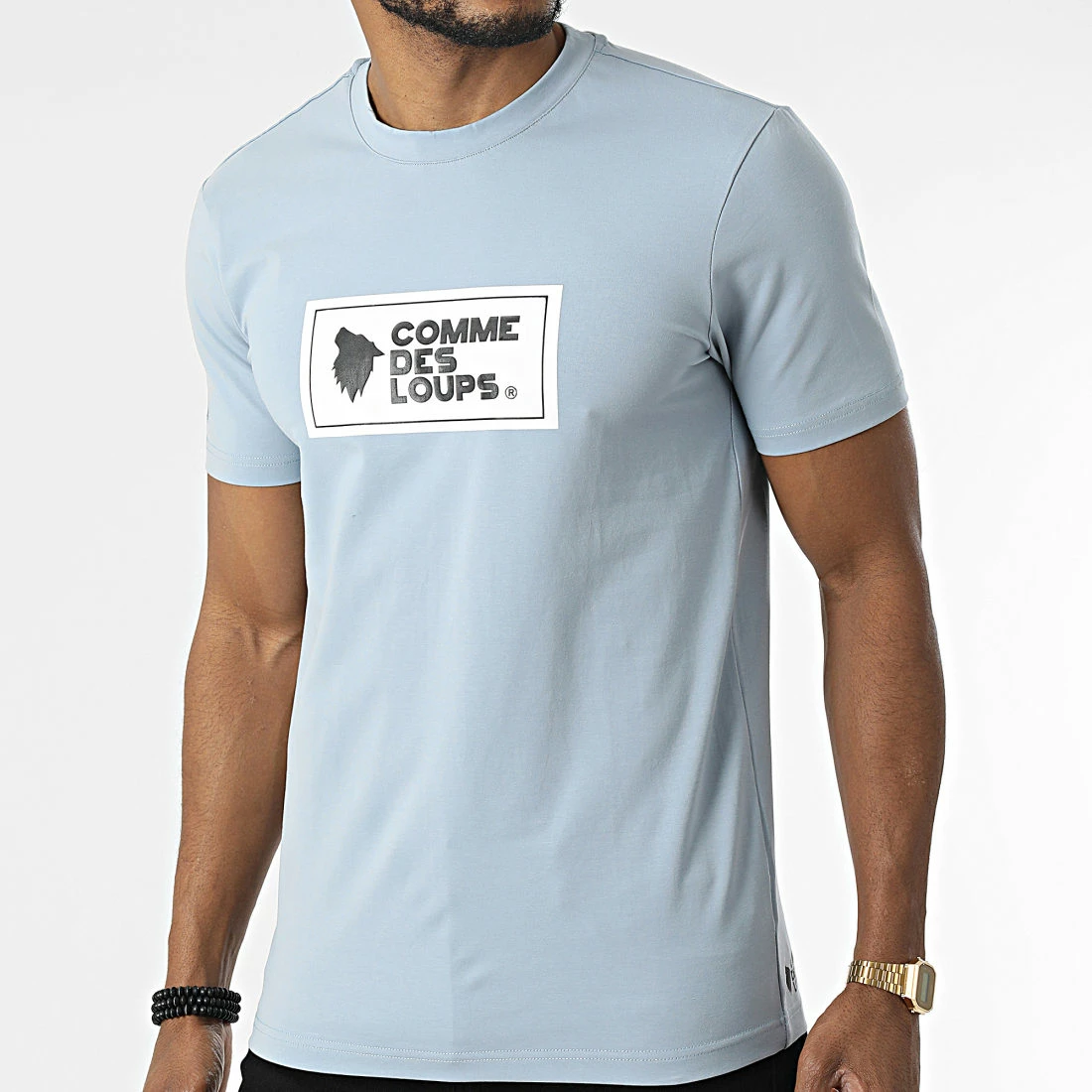 Remise 😍 Tee 👚 Shirt Genova Bleu Clair de Comme Des Loups 🌟 3 Remise 😍 Tee 👚 Shirt Genova Bleu Clair de Comme Des Loups 🌟