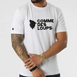 Tout neuf 🤩 Tee 👚 Shirt Rio Blanc de Comme Des Loups 🔥 -Comme Des Loups Soldes comme des loups 317051 RIO WHITE 20220505T155354 03