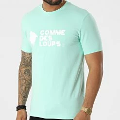 Vente flash ⭐ Tee 👕 Shirt Rio Turquoise de Comme Des Loups 😍