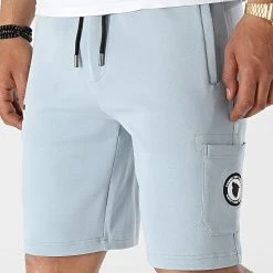 Coupon ❤️ Short Jogging Manhattan2 Bleu Clair de Comme Des Loups ✨