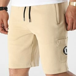 Sortie 💯 Short Jogging Manhattan2 Beige de Comme Des Loups 👏