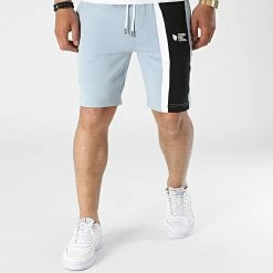 Grosses soldes ✨ Short Jogging Amalfi Bleu Clair de Comme Des Loups 🥰 -Comme Des Loups Soldes comme des loups 317078 SHORT AMALFI BLEU 20220502T161605 03