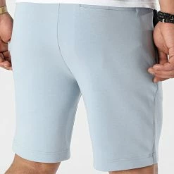 Grosses soldes ✨ Short Jogging Amalfi Bleu Clair de Comme Des Loups 🥰 -Comme Des Loups Soldes comme des loups 317078 SHORT AMALFI BLEU 20220502T161606 04