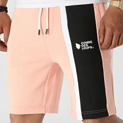 Nouveau 👍 Short Jogging Amalfi Rose de Comme Des Loups 👍