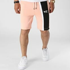 Nouveau 👍 Short Jogging Amalfi Rose de Comme Des Loups 👍 -Comme Des Loups Soldes comme des loups 317084 SHORT AMALFI ROSE 20220502T161457 03