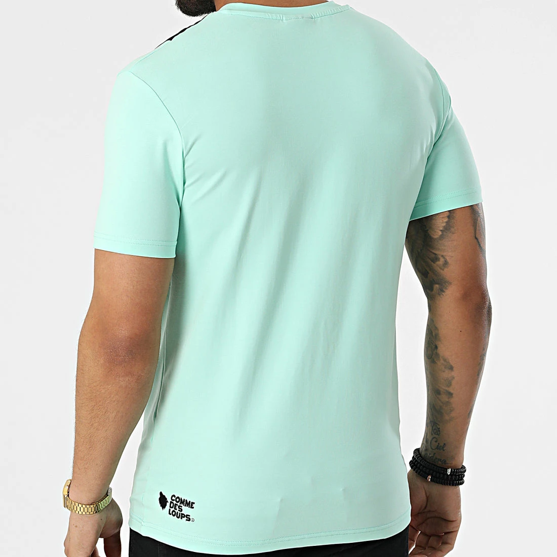 Le moins cher 🤩 Tee 👕 Shirt Amalfi Turquoise de Comme Des Loups 🎉 6 Le moins cher 🤩 Tee 👕 Shirt Amalfi Turquoise de Comme Des Loups 🎉 – Image 4