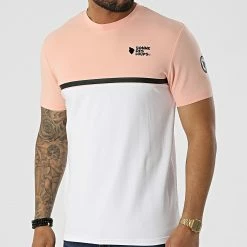 Vente flash 🌟 Tee 👕 Shirt Manhattan2 Blanc Rose de Comme Des Loups 👍