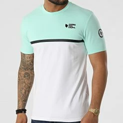 Les meilleures critiques de ⌛ Tee 👚 Shirt Manhattan2 Blanc Turquoise de Comme Des Loups 😀