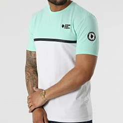 Les meilleures critiques de ⌛ Tee 👚 Shirt Manhattan2 Blanc Turquoise de Comme Des Loups 😀 -Comme Des Loups Soldes comme des loups 317118 TSHIRT MANHATTAN2 GREEN WHITE 20220505T155534 03