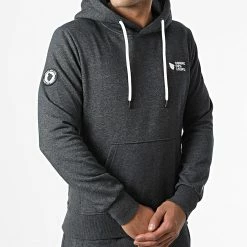 Grosses soldes ✨ Ensemble De Survêtement Manhattan Gris Anthracite Chiné de Comme Des Loups ❤️ -Comme Des Loups Soldes comme des loups 319461 MANHATTAN GRIS CHINE FONCE 20220708T091841 03