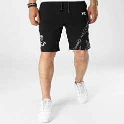 De gros 🔥 Short Jogging Naruto Shinobi 010 Noir de Comme Des Loups 🔥 -Comme Des Loups Soldes comme des loups 319785 SHORT SHINOBI 010 BLACK 20220519T140120 03