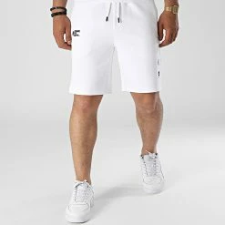 Remise 🛒 Short Jogging Naruto x Sasuke 011 Blanc de Comme Des Loups ⭐ -Comme Des Loups Soldes comme des loups 319788 SHORT NXS 011 WHITE 20220519T140211 03