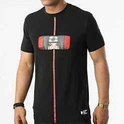 Meilleure affaire 👏 Tee 👚 Shirt Naruto Itachi Akatsuki 004 Noir de Comme Des Loups 😀