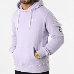 De gros 🤩 Sweat Capuche Brooklyn Lavande de Comme Des Loups 👏 -Comme Des Loups Soldes comme des loups 320120 HOODIE BROOKLYN PURPLE 20220519T152357 03