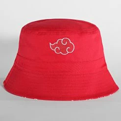 Coupon 🥰 Bob Réversible Naruto Akatsuki 003 Rouge de Comme Des Loups 🧨 -Comme Des Loups Soldes comme des loups 321007 BOB AKATSUKI 003 ROUGE 20220519T153722 03