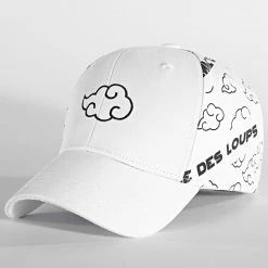 Meilleur prix ⌛ Casquette Naruto Akatsuki 003 Blanc Noir de Comme Des Loups 🥰