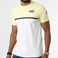 Meilleure vente ✔️ Tee 👚 Shirt Manhattan 2 Jaune Blanc de Comme Des Loups ✨ -Comme Des Loups Soldes comme des loups 324383 TSHIRT MANHATTAN2 JAUNE 20220620T161404 03