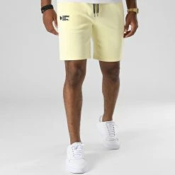 Nouveau 💯 Short Jogging Manhattan 2 Jaune de Comme Des Loups 🌟 -Comme Des Loups Soldes comme des loups 324384 SHORT MANHATTAN2 JAUNE 20220726T160042 03