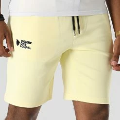 Nouveau 💯 Short Jogging Manhattan 2 Jaune de Comme Des Loups 🌟 -Comme Des Loups Soldes comme des loups 324384 SHORT MANHATTAN2 JAUNE 20221103T121731 05