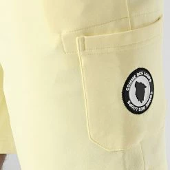 Nouveau 💯 Short Jogging Manhattan 2 Jaune de Comme Des Loups 🌟 -Comme Des Loups Soldes comme des loups 324384 SHORT MANHATTAN2 JAUNE 20221103T121732 06