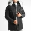 Budget 👏 Parka Chauffante Copenhagen Noir Gris de Comme Des Loups 😉 -Comme Des Loups Soldes comme des loups 328480 COPENHAGEN BLACK FUR GRISE 20220720T103447 01