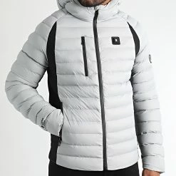 Budget 😍 Doudoune Chauffante Capuche Meribel Premium Gris de Comme Des Loups 😍 -Comme Des Loups Soldes comme des loups 328484 MERIBEL NUAGE 20220720T110547 03