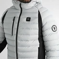 Budget 😍 Doudoune Chauffante Capuche Meribel Premium Gris de Comme Des Loups 😍 -Comme Des Loups Soldes comme des loups 328484 MERIBEL NUAGE 20220720T110548 04