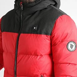 Remise 😉 Doudoune Chauffante Capuche Megeve Premium Rouge Noir de Comme Des Loups 😍 9 Remise 😉 Doudoune Chauffante Capuche Megeve Premium Rouge Noir de Comme Des Loups 😍 -Comme Des Loups Soldes comme des loups 328590 MEGEVE CARBON RED 20220720T110456 04