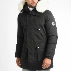 Remise 🔔 Parka Fourrure Chauffante Premium Antartic Noir de Comme Des Loups 👏 -Comme Des Loups Soldes comme des loups 328592 ANTARTIC BLACK FUR WHITE petite 20220720T103335 03