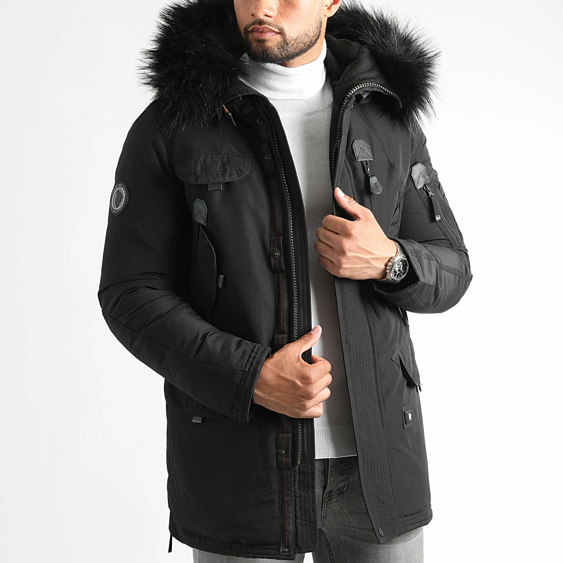 Le moins cher 🔥 Parka Chauffante Copenhagen Noir de Comme Des Loups 🛒 3 Le moins cher 🔥 Parka Chauffante Copenhagen Noir de Comme Des Loups 🛒