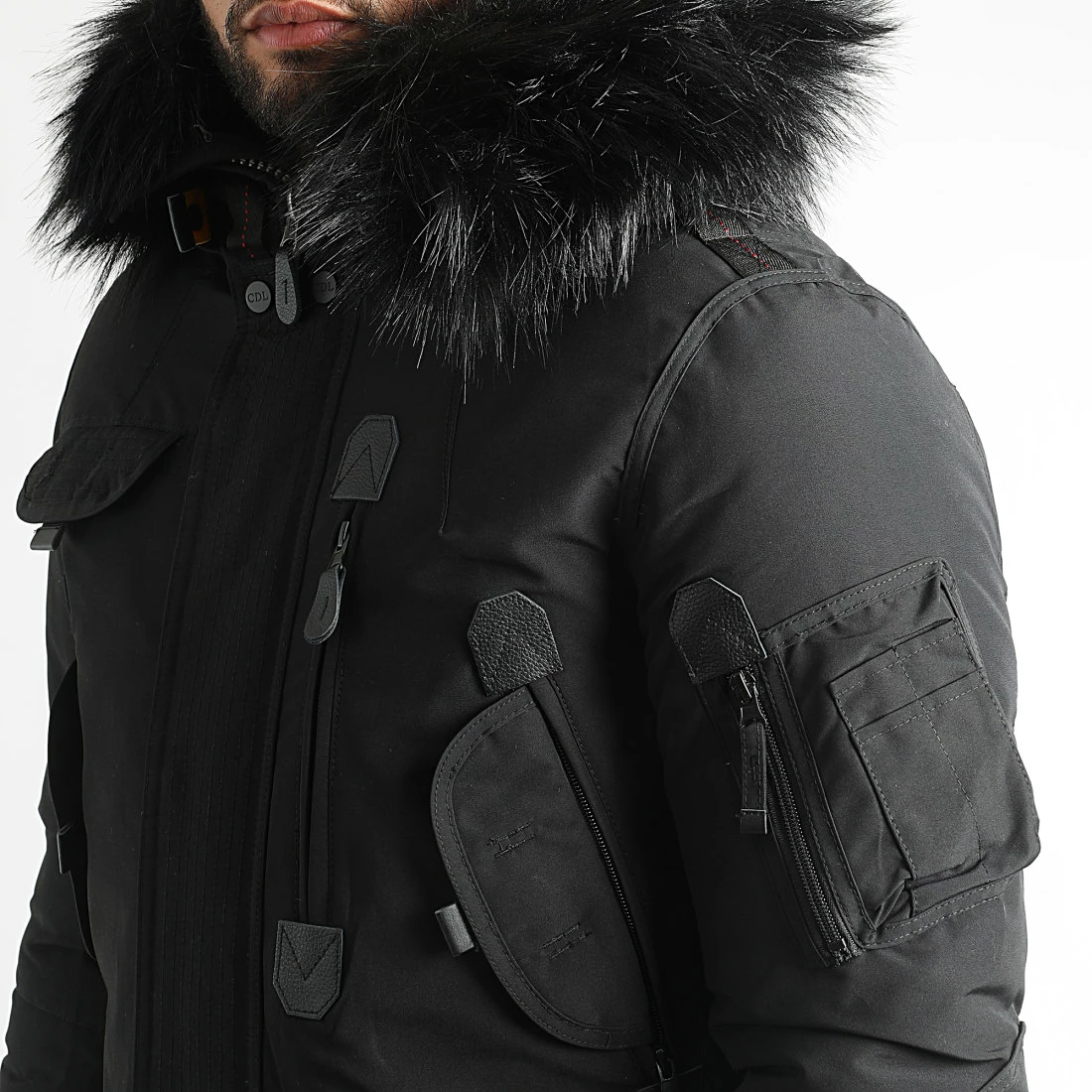Le moins cher 🔥 Parka Chauffante Copenhagen Noir de Comme Des Loups 🛒 6 Le moins cher 🔥 Parka Chauffante Copenhagen Noir de Comme Des Loups 🛒 – Image 4