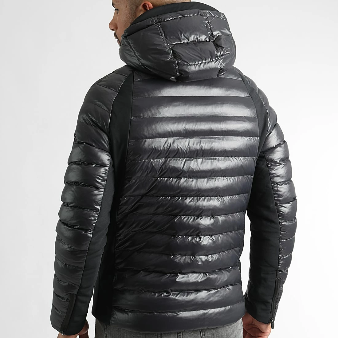 Nouveau 🔔 Doudoune Chauffante Capuche Meribel Premium Noir de Comme Des Loups 😉 6 Nouveau 🔔 Doudoune Chauffante Capuche Meribel Premium Noir de Comme Des Loups 😉 – Image 4